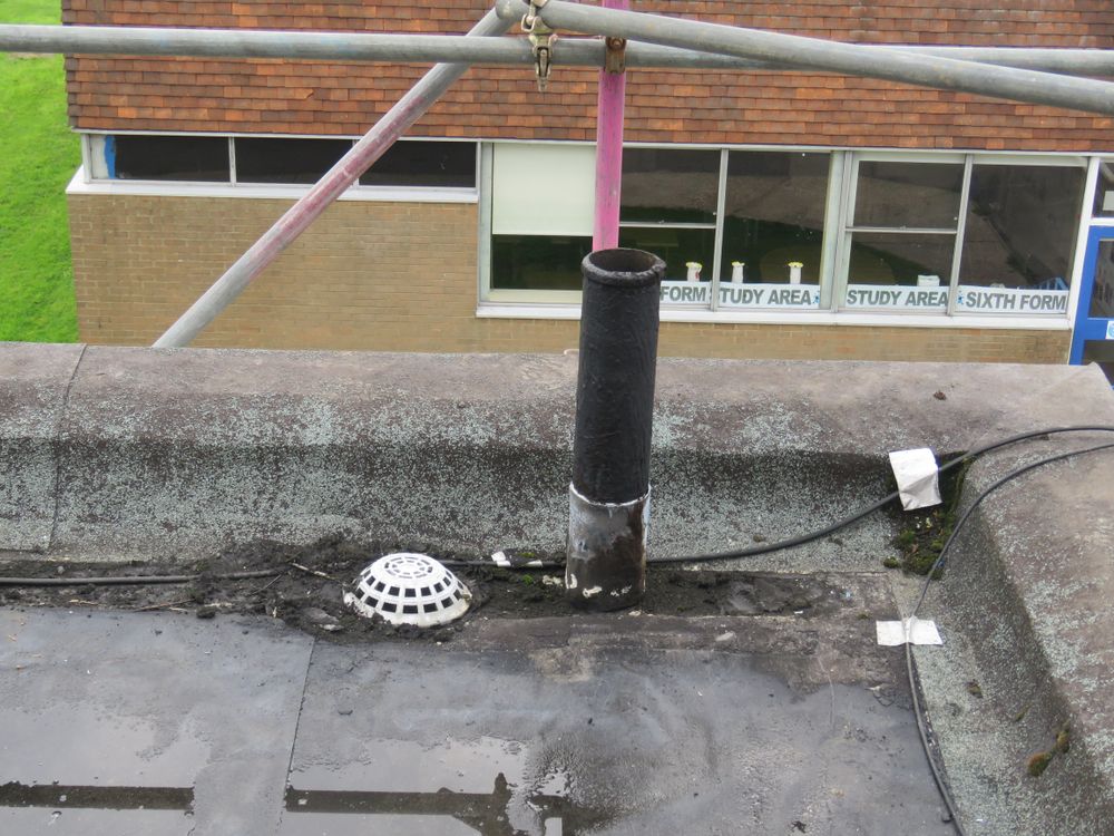 Daklekkage in Heteren